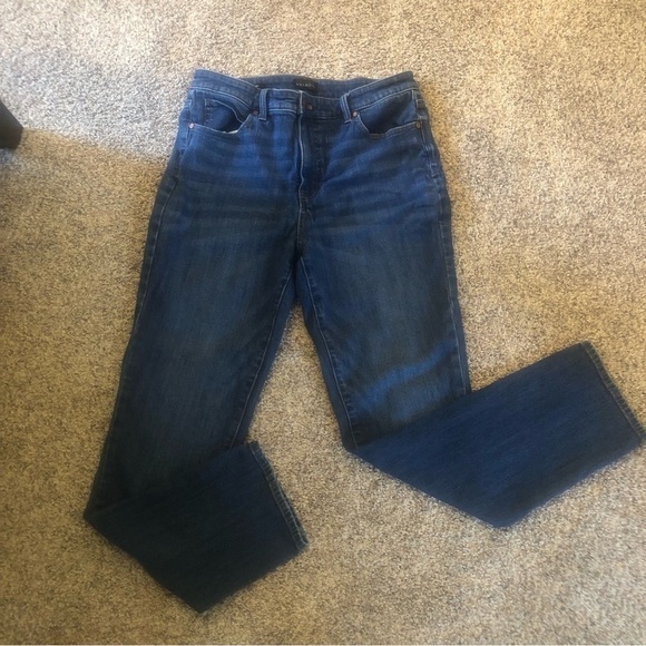 Talbots / Blue / straight leg jeans -Size 10 /Ultra-flattering - Picture 4 of 12